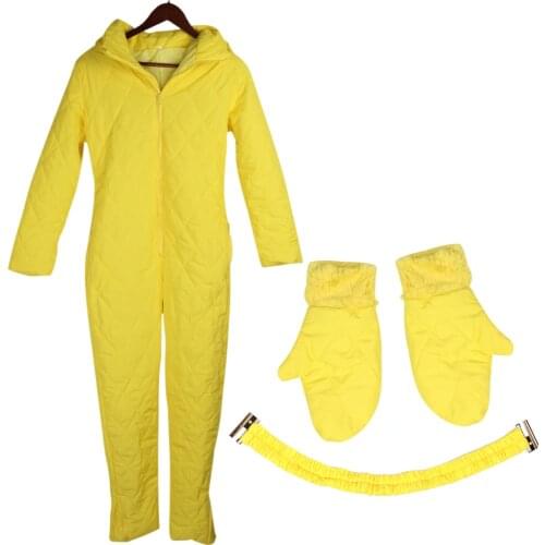 Women Winter Warm Snowsuit Outdoor Sports Pants Ski Suit Waterproof Jumpsuit JL