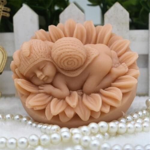 1pcs Wire Ball Baby (zx275) Food Grade Silicone Handmade Soap Mold Crafts DIY Mould