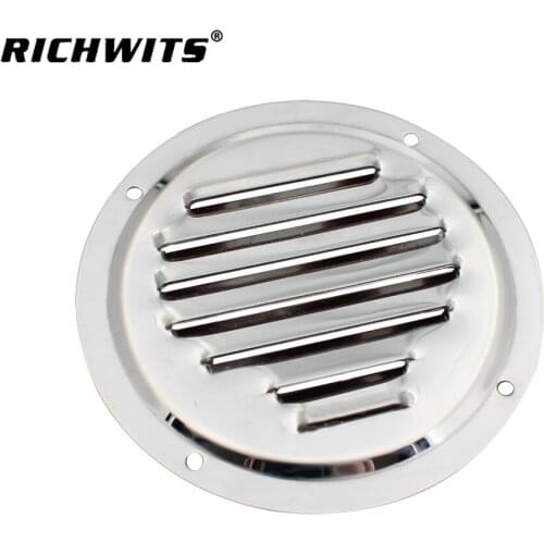 10PCS 4" Stainless Steel Round Air Vent Louver Vent Grille Ventilation For Yacht Boat Rv Accessories Camping Car Camper Van Part