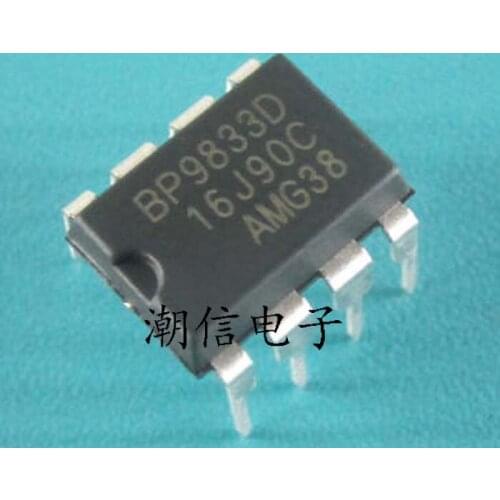 10PCS/LOT BP9833D DIP-8 9833D DIP BP9833 DIP8 non-isolated step-down constant current LED driver chip new original In Stock