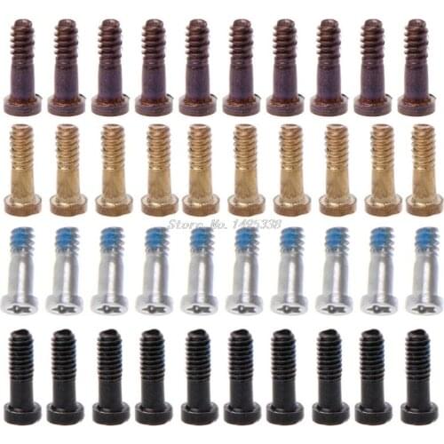 10Pcs Torx Screw 5-Point Star Bottom Screws Kit For iPhone 6/6S/6 Plus/6S Plus/5S