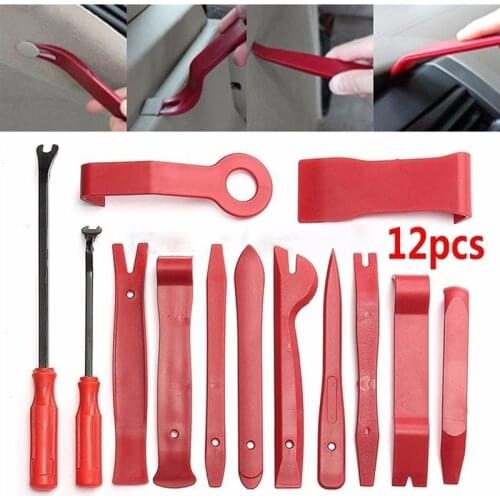 12pcs Car Audio Modification Tool Window Deicer Interior Door Panel Disassembly Modification Tool Car Cleaning Maintenance Tool
