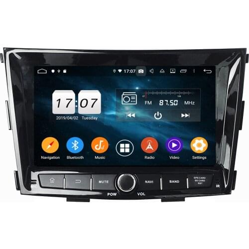 KLYDE 8" Android 9.0 Car DVD Player For SsangYong Tivolan 2014 Deckless Car Multimedia Player 8 Core Audio Stereo Navigation