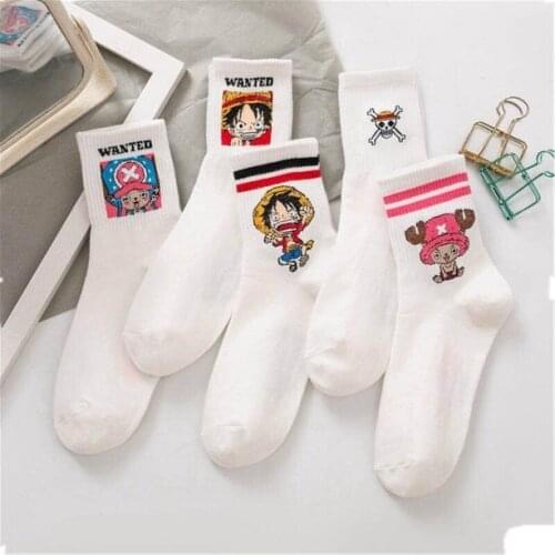 Long Socks Happy Women Cotton Woman Sox Cartoon One Piece Colorful Thin Sock Creative Ladies Spring Autumn Trendy Lady Skarpetki