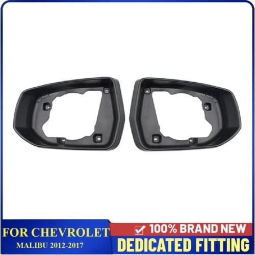 For Chevrolet Malibu 2012 2013 2014 2015 2016 2017 ABS Material Side Door Rearview Mirror Cover Frame Car Accessoreis 2Pcs/Set