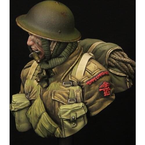 1/10 Movie Military Theme British Special Forces Resin Figure Bust X14