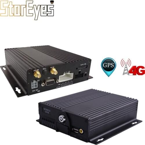 GPS 4G AHD 1080P 4Channel Double SD Card Mobile DVR for School Bus Taxi Trailer Truck Vehicle Car