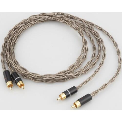 HI-End Odin Silver Plated Signal Line RCA cable, RCA to RCA Audio cable