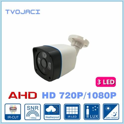 Surveillance Camera AHD Analog High Definition 1/4'' CMOS 1.0MP 720P 2.0MP 1080P AHD CCTV Camera IR Cut Fiter Security Outdoor