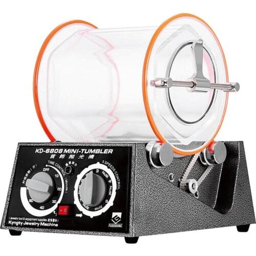 Jewelry Rocks Stones Polishing Machine Drum Rotary Polisher Finisher - 80W 3kg US Plug, Easy to Operate