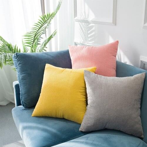 2021 New Nordic Minimalist Office Soft Decoration Square Pillowcase Living Room Cushion Pillow Cushion Sofa Pillowcase