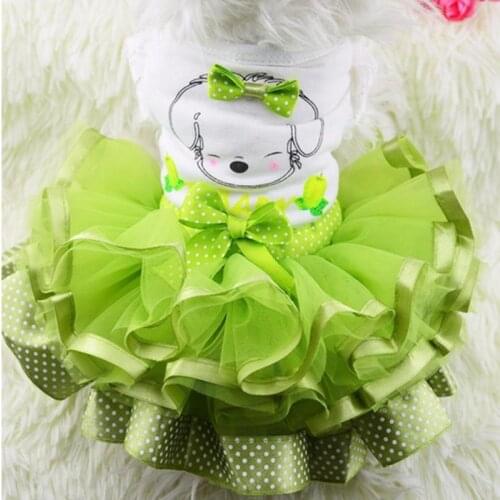 New Dog Skirt Spring&Summer Pet Clothes For Dogs XS XXL Puppy Dress Teddy