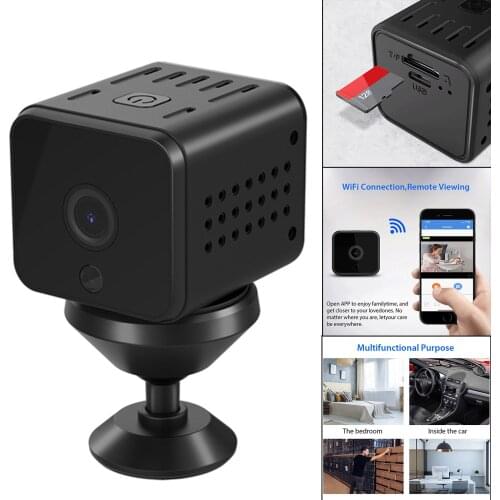 Portable Mini Tiny Camera 1080P Motion Detection for Nanny Outdoor Office Security