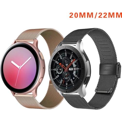 Watchband For Samsung Galaxy watch 46mm/42mm/active 2 gear S3 Frontier/huawei watch gt 2e/2/amazfit bip/gts watch accessories