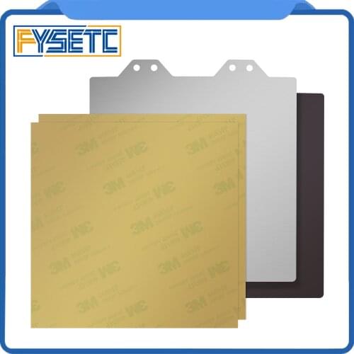 Voron V0.1 3d Printer Powder Steel Plate and 120x120mm Double Side Textured/Smooth PEI Spring steel sheet With Magnetic Sticker