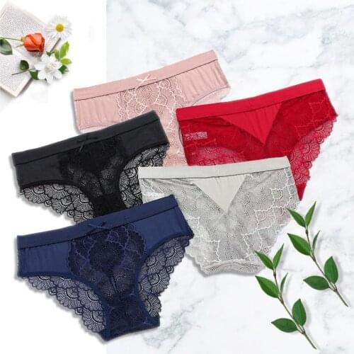 High Quality Ice Silk Sexy Seamless Lace Panties Sports Panty Female T-back Ladies Solid Soft G-string Thong Underwear for Women