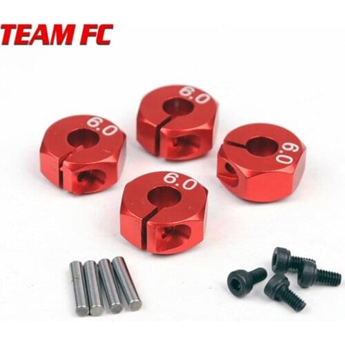 2sets 12mm Universal Wheel Hex Hub Adapter for HSP Sakura 1/10 RC sports car off-road car bigfoot car 5 6 7mm Wheel Hex Adapter