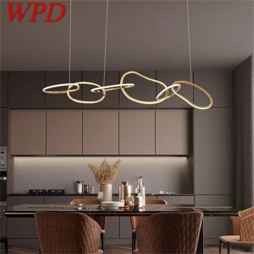 WPD Pendant Lights Gold Nordic Contemporary Creative Home LED Lamp Fixture For Decoration Living Room