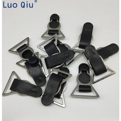 Clip chupete metal Metal+Plastic Garter Clips Removable buckle Garment Accessories Stockings 50 pcs/lot 25mm Luo Qiu