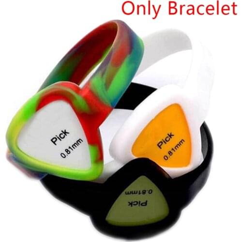 1Pc Waterproof Guitar Picks Bracelet Hand Chain Guitarra Picks Strap/ Bag/ Holder