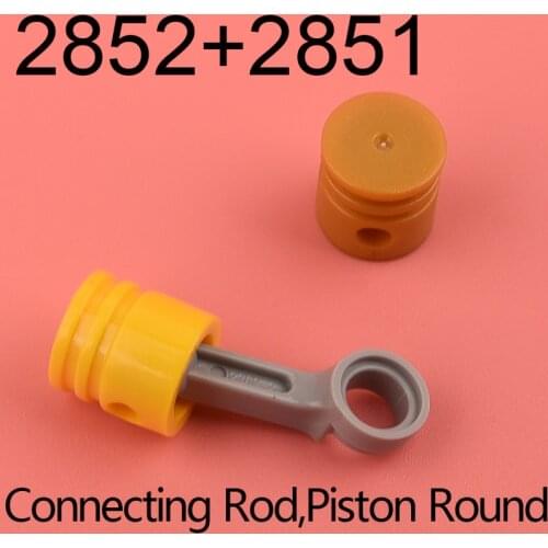 10pcs MOC Assembles Particles Particles 2851/2852 for Building Blocks Parts Classic Brand Kids DIY Educational Tech Parts Toys