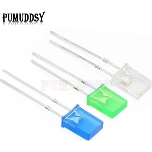 100PCS/LOT 2*3*4mm LED Diode 2X3X4 Square LED Yellow light-emitting diode