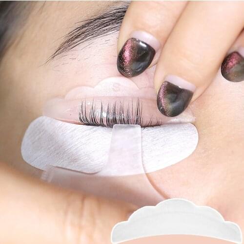 3Pairs Transparent Silicone Eyelash Perm Pad Recyclable Lashes Rods Shield Lifting Eyelash Curler Accessories Applicator Tools