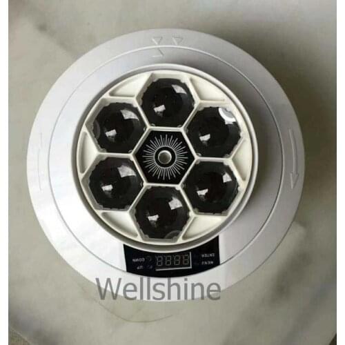 Free Shipping DJ Disco Lighting Home Party Light LED 6pcs Bee Eyes Beam + Laser Light