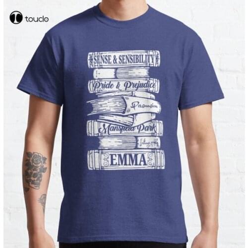 Jane Austen Vintage Book Club Mr. Darcy Fans Literary Quotes Gifts Classic T-Shirt Tee Shirt