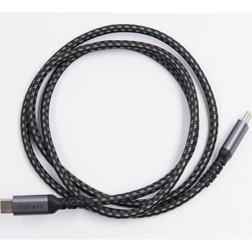 3m 10ft USB-C to C Cable 5A E-MARK PD100W USB 3.1 Gen2 10Gbps 4K 60Hz Video Nylon weaving alloy Power Line for Computer laptops