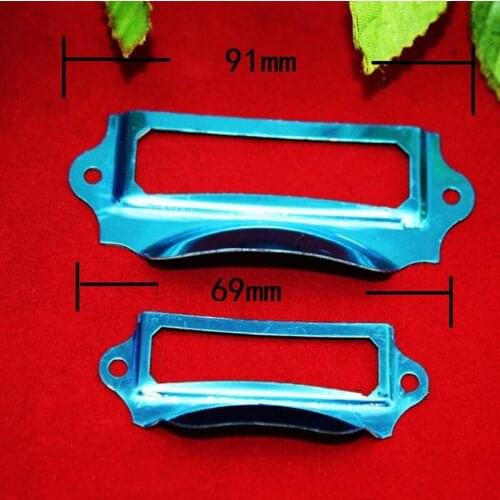 Stainless Steel Metal Kitchen Drawer Cabinet Door Handle Furniture Knobs Cupboard Modern Shell Pull Handles,Card Holder,4Pcs