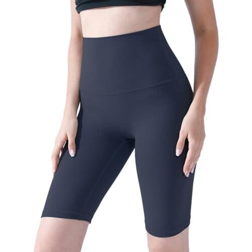 Fashion Summer Lady Sports Shorts High Waist Breathable Solid Color Cotton Comfortable Tight Fitness Shorts шорты женский 2021