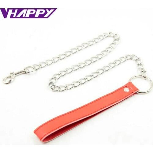 Newest Erotic Sex Bondage Restraints Leash Chain For Sex Collar Adult Game Slave Sex Products Free Shipping VP-CR003040A