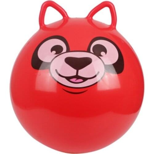 New 18\" Cat Ear Inflatable Jump Ball Hopper Bounce Retro Ball With Handle Gift