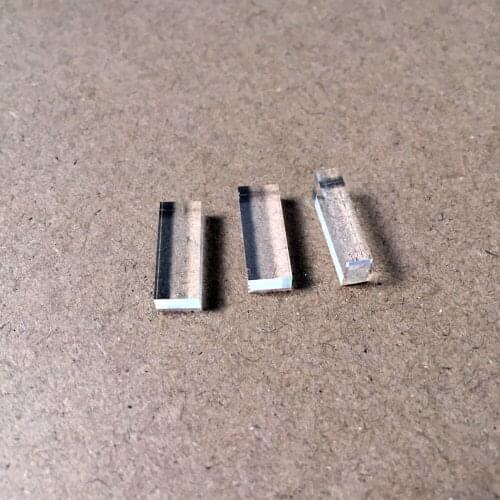Optical K9 Glass Square Light Guide Rod Right Angle Prism Beam Splitting Glue Prism Glass
