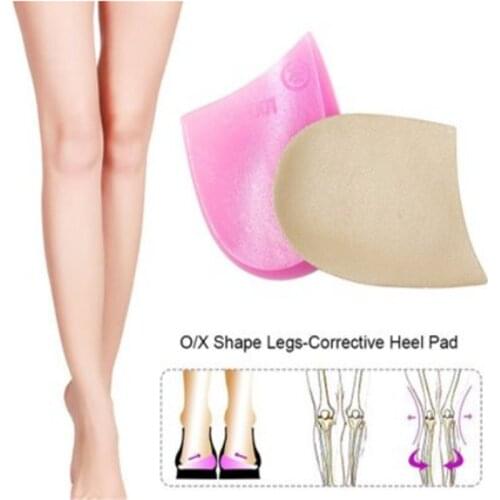 Orthopedic Insoles Shoe Inserts Medial & Lateral Heel Lift Silicone Pads Corrective O/X Type Leg For Women/Men