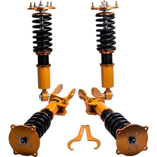Complete Coilovers Kit for Porsche Cayenne 2002-2010 24 Adjustable Damper Shocks