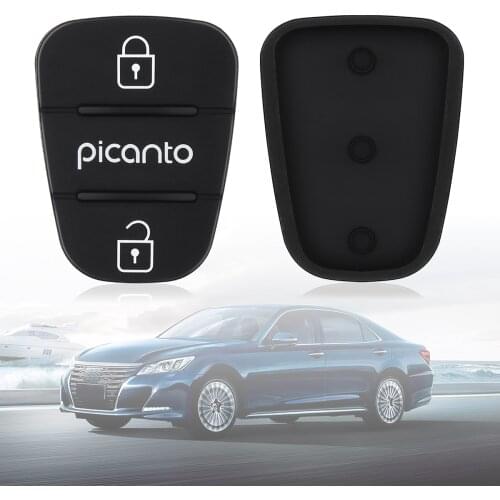 3 Buttons Rubber Pad Insert Replacement Fit for Hyundai Solaris Accent Tucson l10 l20 l30 Kia Rio Flip Remote Car Key Shell