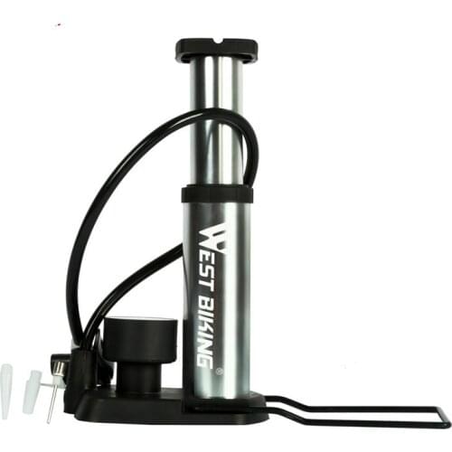 Ultra-light MTB Bike Pump Portable Cycling Inflator Foot Bomba de ar bicicleta 100/120Psi High Pressure Bicycle Pump