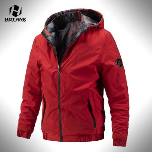 Windproof Mens Bomber Jackets Hooded Casual Outwear Slim Tactics Military Baseball Coats Autumn Outdoor Hiking Pilot Jacket Men