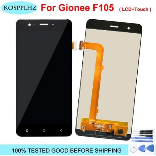 For Gionee F105 LCD Display Touch Screen Digitizer Assembly Replacement For 5.0" Gionee F105 Cell Phone + tools