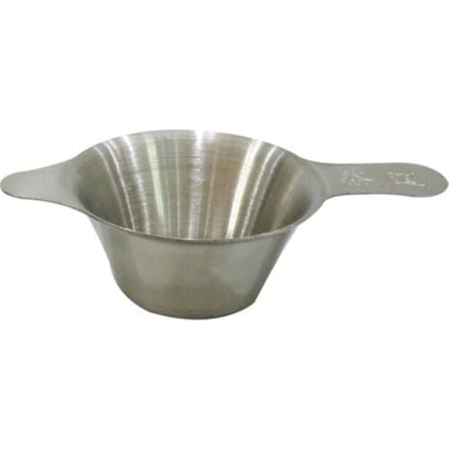 1PCs Creative Stainless Steel Tea Strainer Fine Mesh Chinese Kungfu Tea Leaf Funnel Filter Gift For Kitchen&Office