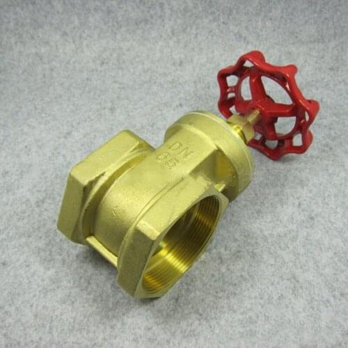 1pc High Quality Brass Finished Ball Valve Full Port Ball Valve DN65 Female BSP