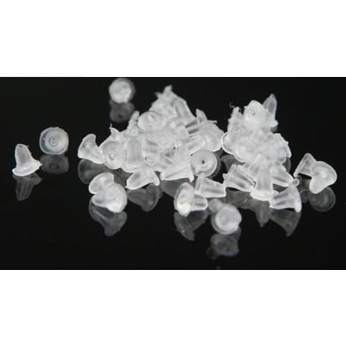 1 Pack Soft Silicone Transparent Ear Plugs Tunnels Piercing Body Jewelry Accessories Durable Reusable Anti-off