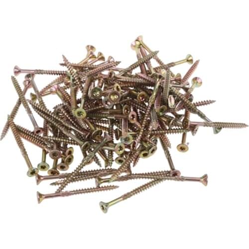 100pcs T25 Woodworking Plum Blossom Self Tapping Screws Deck Wood Binding Screw
