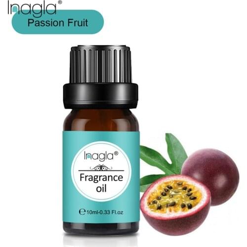 Inagla Passion Fruit 100% Natural Aromatherapy 10ml Fragrance Oil For Aromatherapy Diffusers Massage Relieve Stress Air Fresh