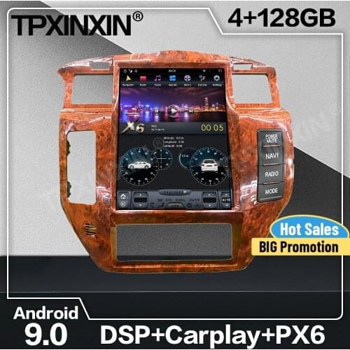 Carplay 128G Tesla Screen Android Car Radio 2 Din Stereo Receiver For Nissan Patrol 5 Y61 Auto GPS Navi Audio Recorder Head Unit
