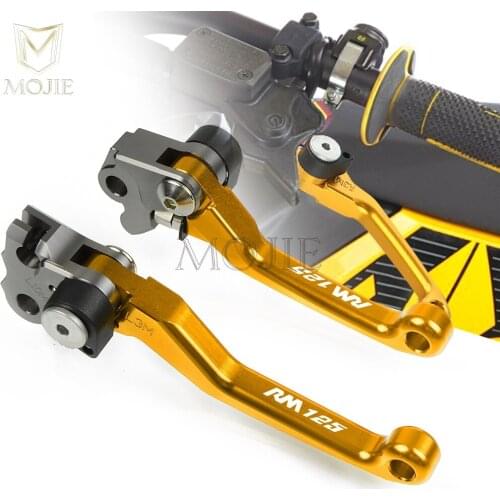For Suzuki RM125 1996-2003 2002 2001 RM 125 2004-2008 2005 2006 2007 CNC Pivot Brake Clutch Levers Motorcycle DirtBike Motocross