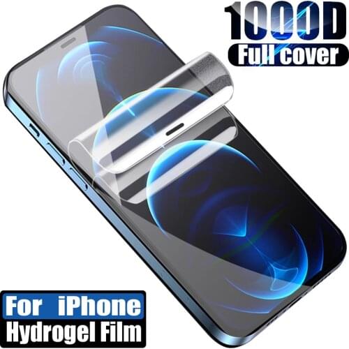 Full Cover Hydrogel Film Screen Protector For iPhone 11 12 Pro MAX Mini iPhone11 X XR XS 7 8 6 6s Plus SE S 2020 Max Not Glass
