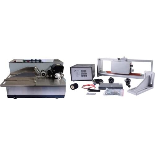 Hot sale solid ink coder wholesales on pharmacy and food industry with 2 pcs hot roll samples with 12pcs free hot ink roll